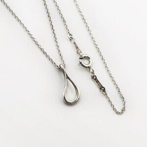Tiffany & Co. 925 Elsa Peretti Open Drop Necklace